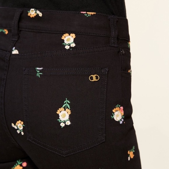 Tory Burch Brindle Skinny Capri Jean, Size 25 - Picture 3 of 8